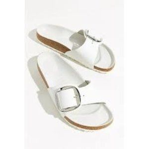 BIRKENSTOCK Madrid Big Buckle Sandal in White